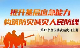 新聞爆料全國防災(zāi)減災(zāi)日,共筑安全防線，守護生命家園