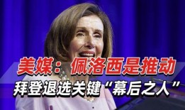 佩洛西的最新爆料,揭秘美國政壇驚天秘密！
